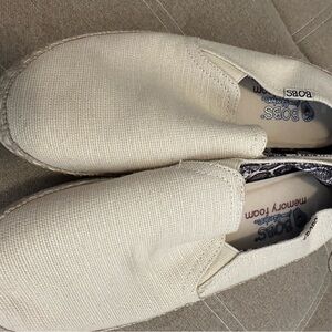 Skechers BOBS Off-White Slip-On Shoes